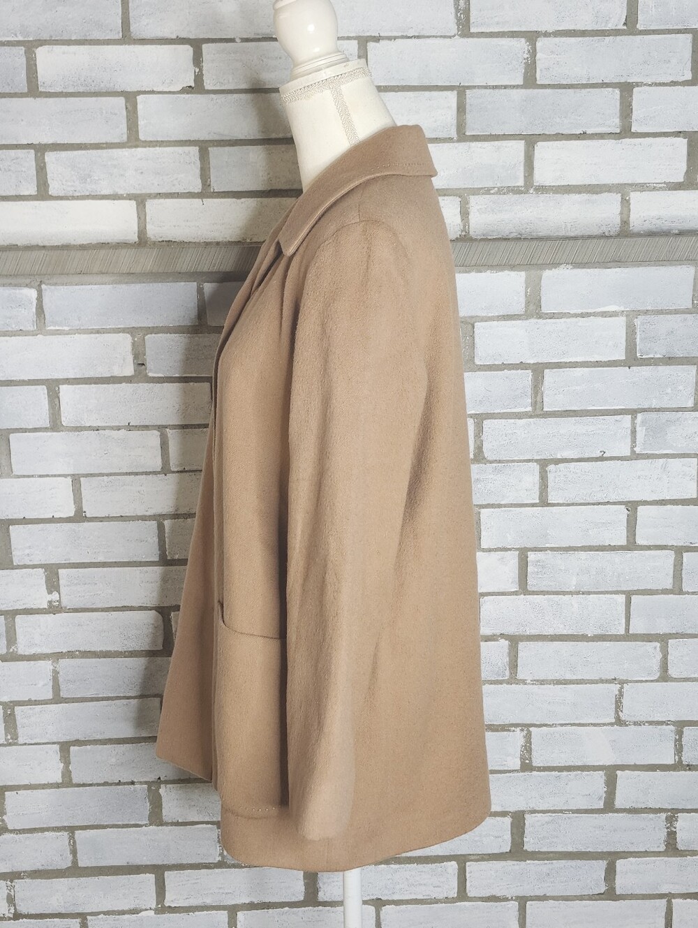 Rafaella Women's Long Sleeve Wool Viscose Cashmere Blend Jacket Size 10 Brown - Picture 3 of 10